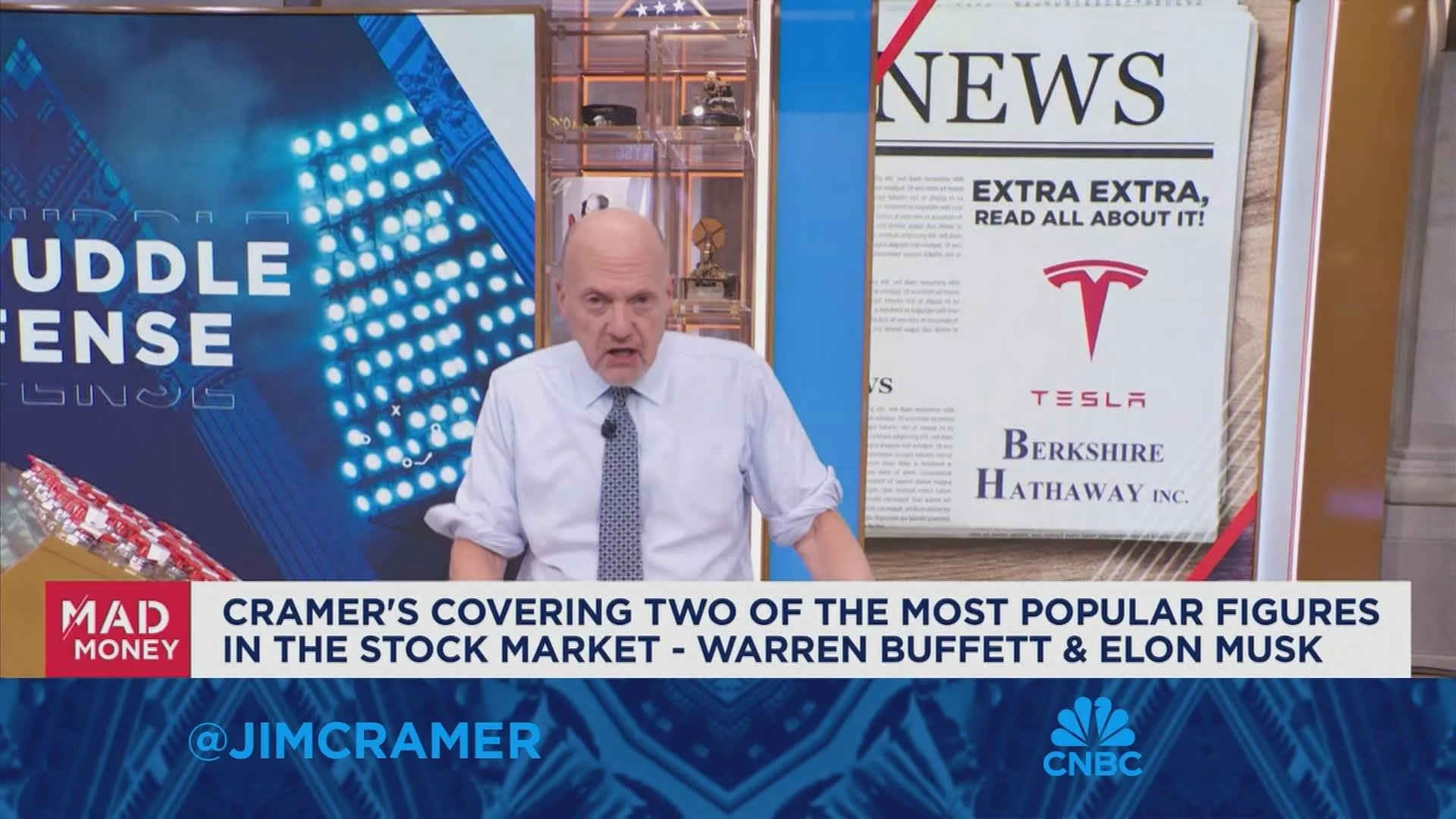 Cramer compares Warren Buffett and Elon Musk, says Wall Street has turned on Tesla CEO